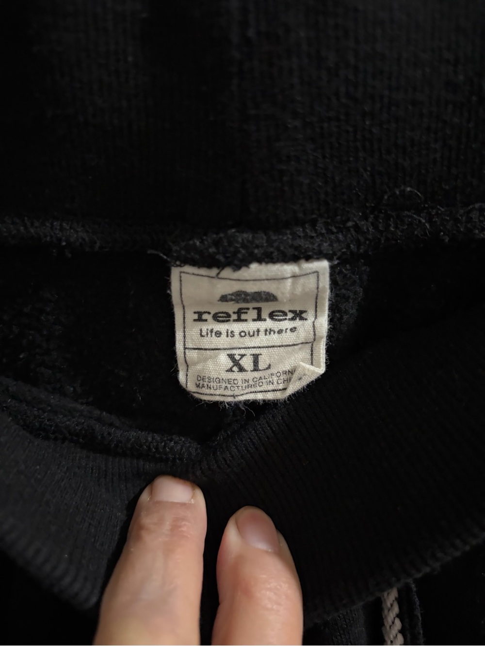 Reflex Black Drawstring Joggers - Picture 3 of 3
